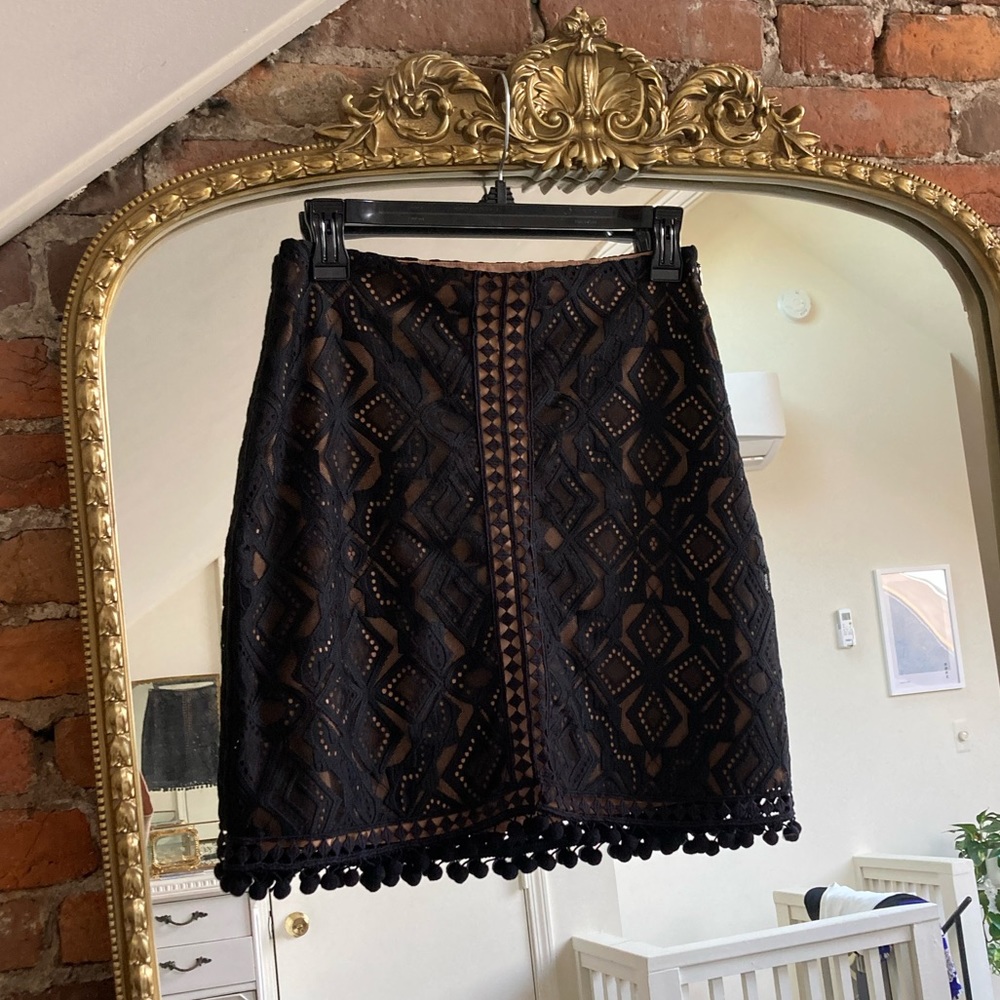 FOR LOVE AND LEMONS Florence Mini Skirt - Y2K - Embroidered Party Skirt - Picture 9 of 13